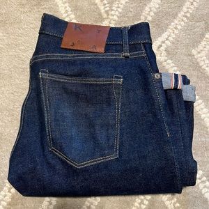 Hiroshi Kato Pen Slim Raw Selvedge Denim 30